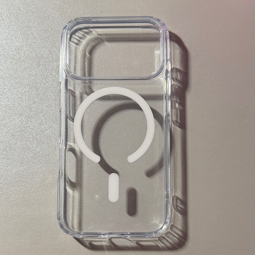 Clear Protective IPhone 17 Pro Case with MagSafe Compatibility